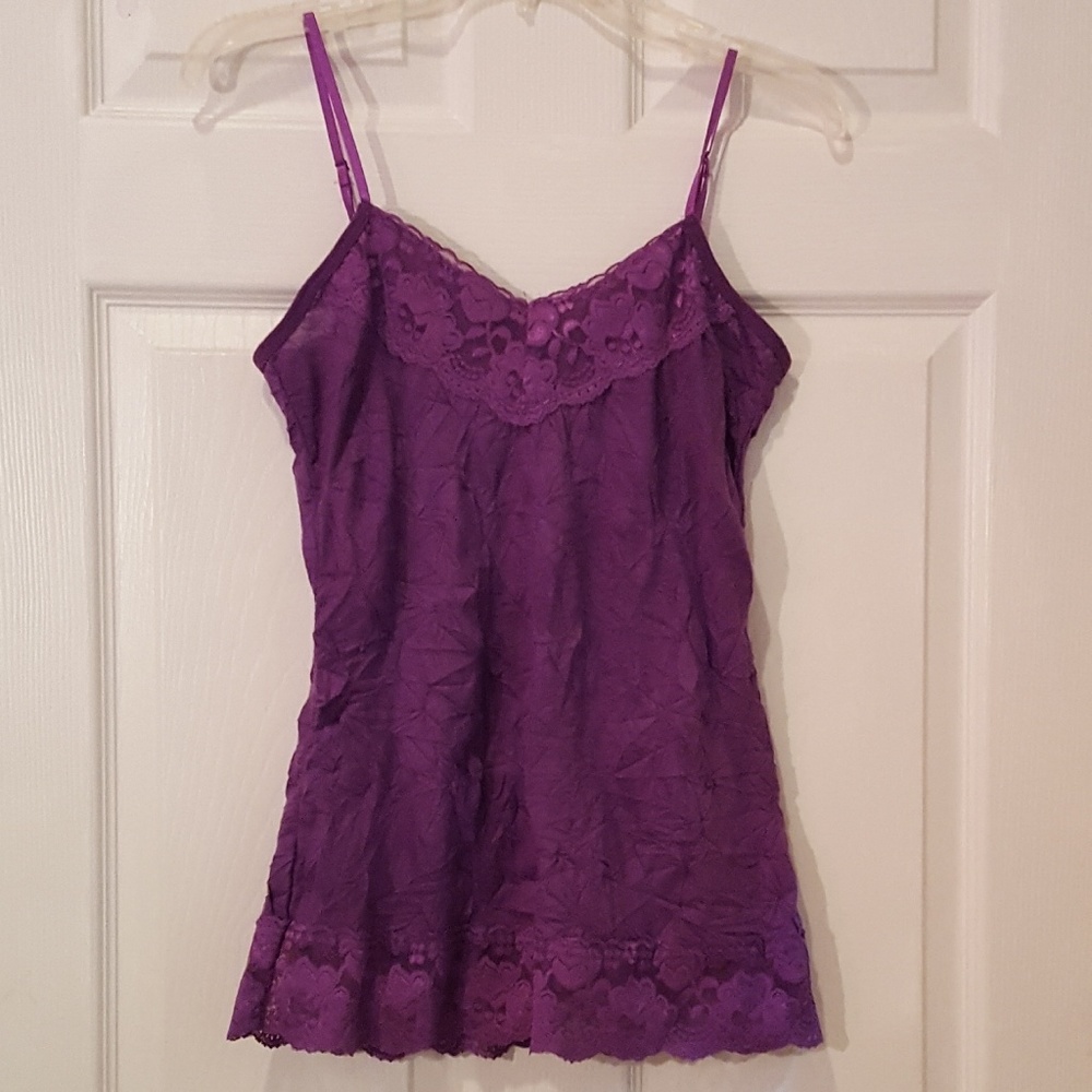 Maurices Crinkle Lace Cami - M
